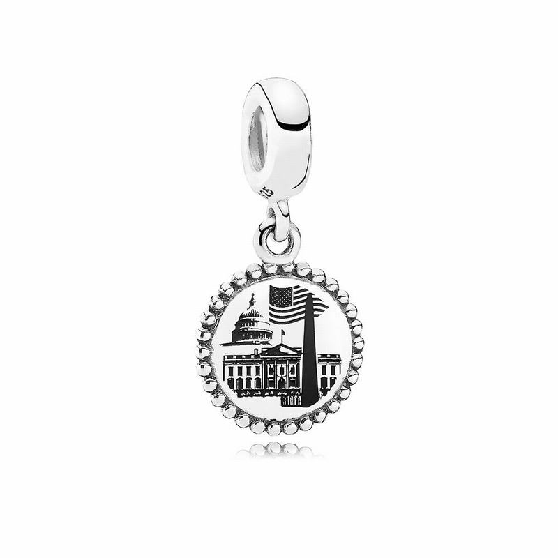 Pandora Washington D.C. Dangle Charm Silver Egypt JF4205963